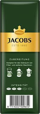 Jacobs Kronung Entkoffeiniert Decaf Ground Coffee 500 Gram