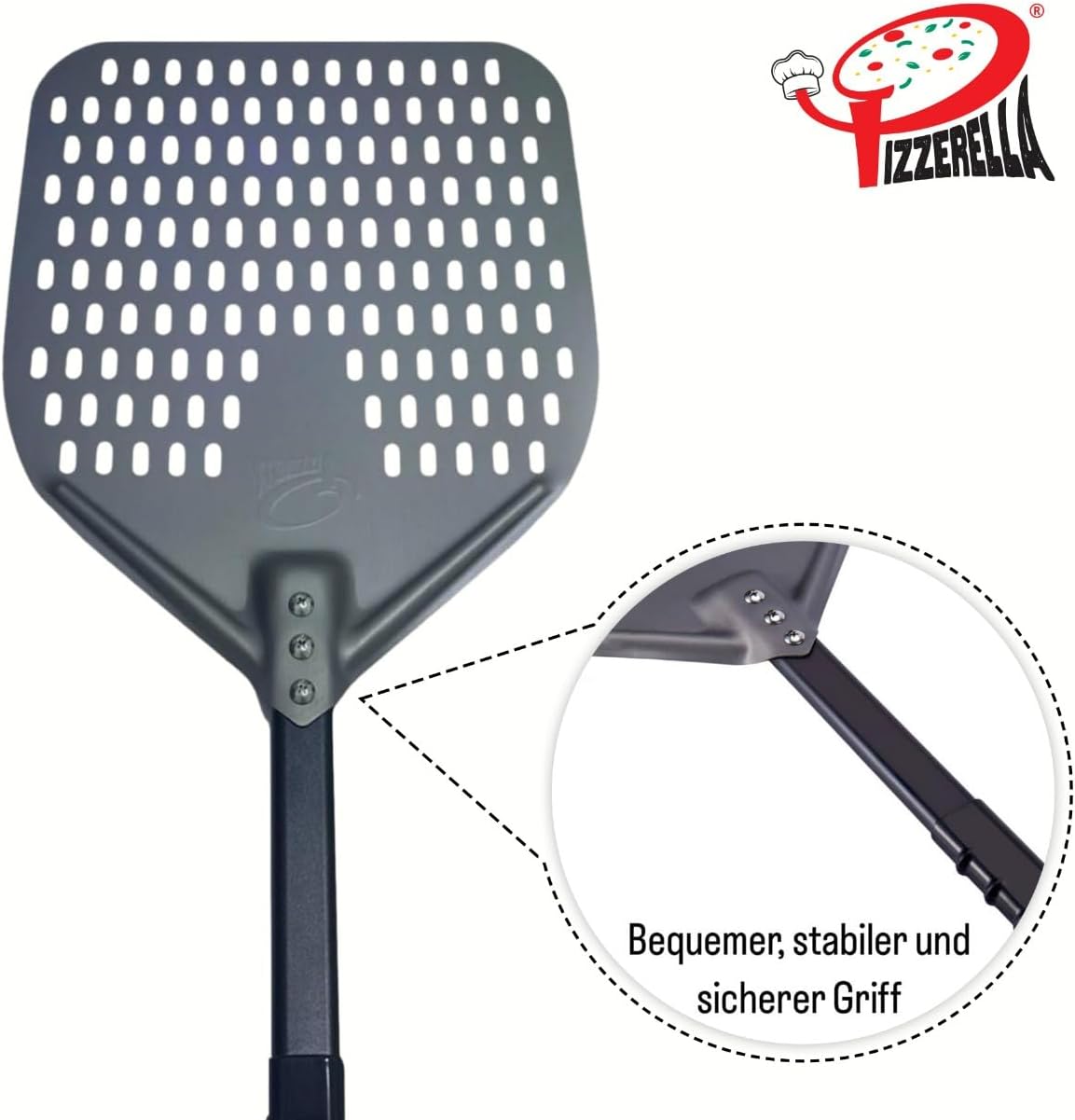 PIZZERELLA® Premium Pizza Peel with Free Pizza Cutter