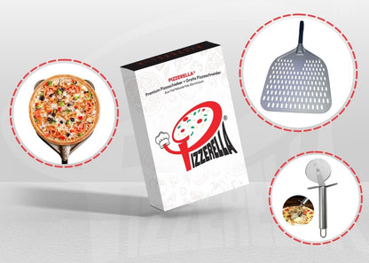 PIZZERELLA® Premium Pizza Peel with Free Pizza Cutter