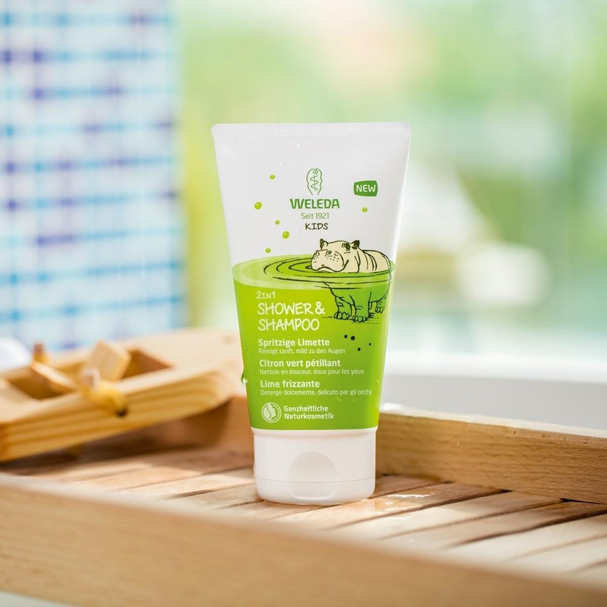 Weleda Lively Lime Kids 2 In 1 Shampoo And Body Wash, 150 Ml