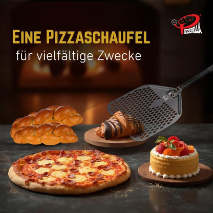 PIZZERELLA® Premium Pizza Peel with Free Pizza Cutter