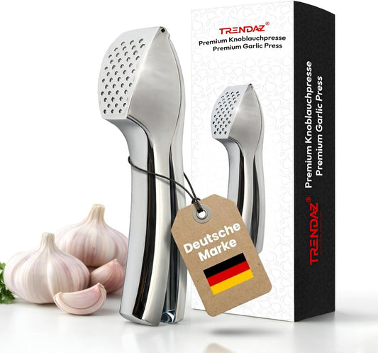 Premium garlic press made of zinc alloy