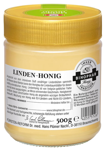 Creamy Linden Honey by Bihophar - 500g